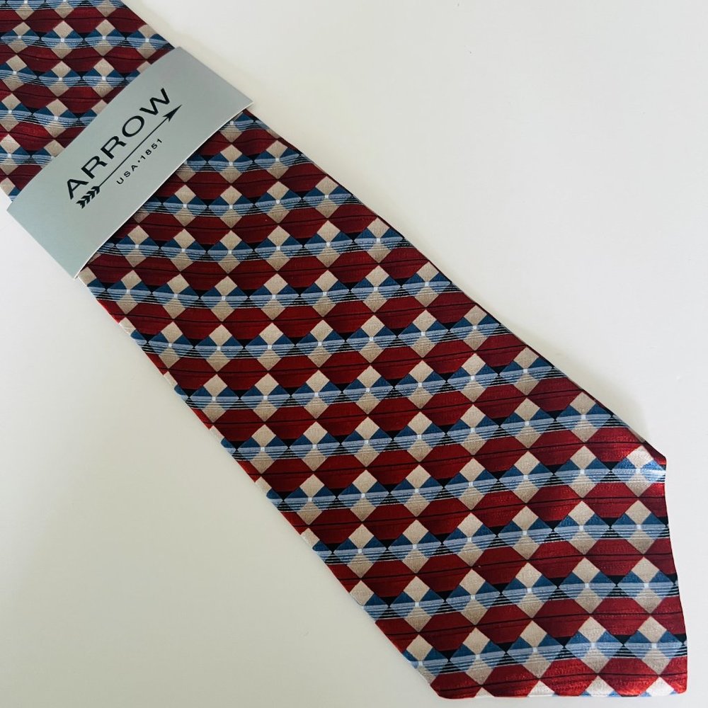 ARROW 100% Silk Tie NWT